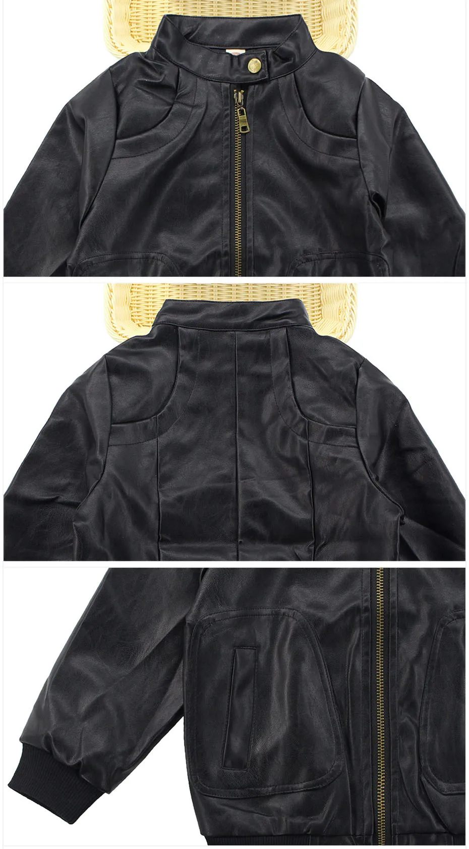 Кожаная куртка для маленьких мальчиков детские пальто детские весенние куртки повседневная черная детская верхняя одежда для мальчиков, куртки 6, 8, 10, 12, 13, 14 лет