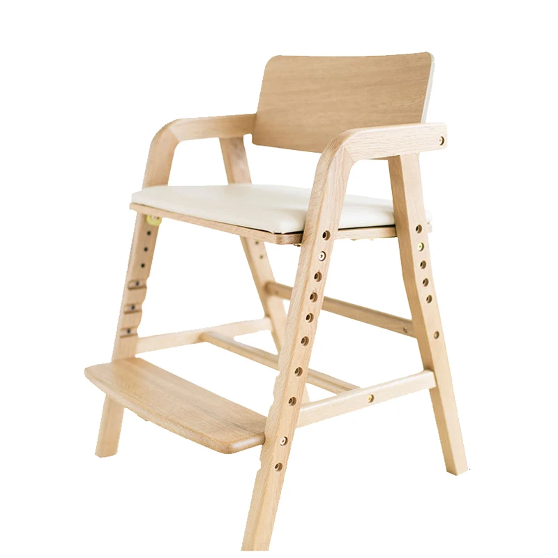 Детские письменный стул твердой древесины студент стул(кабинетный) регулируемое сиденье письменный стул домашний Лифт стул