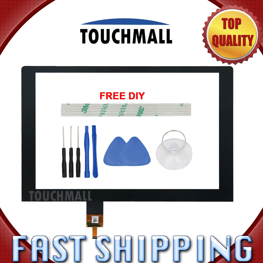 

New Touch Screen Digitizer Glass Replacement For Lenovo YOGA Tab 3 YT3-X50 YT3-X50F YT3-X50M YT3-X50L 10.1-inch Black + Tools