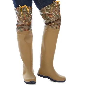 60cm Height Camouflage Fishing Waders PVC Waterproof Soft Sole Shoes Wader for Fishing Unisex Multipurpose Fishing Waders Boots 60cm Height Camouflage Fishing Waders PVC Waterproof Soft Sole Shoes Wader for Fishing Unisex Multipurpose Fishing Waders Boots