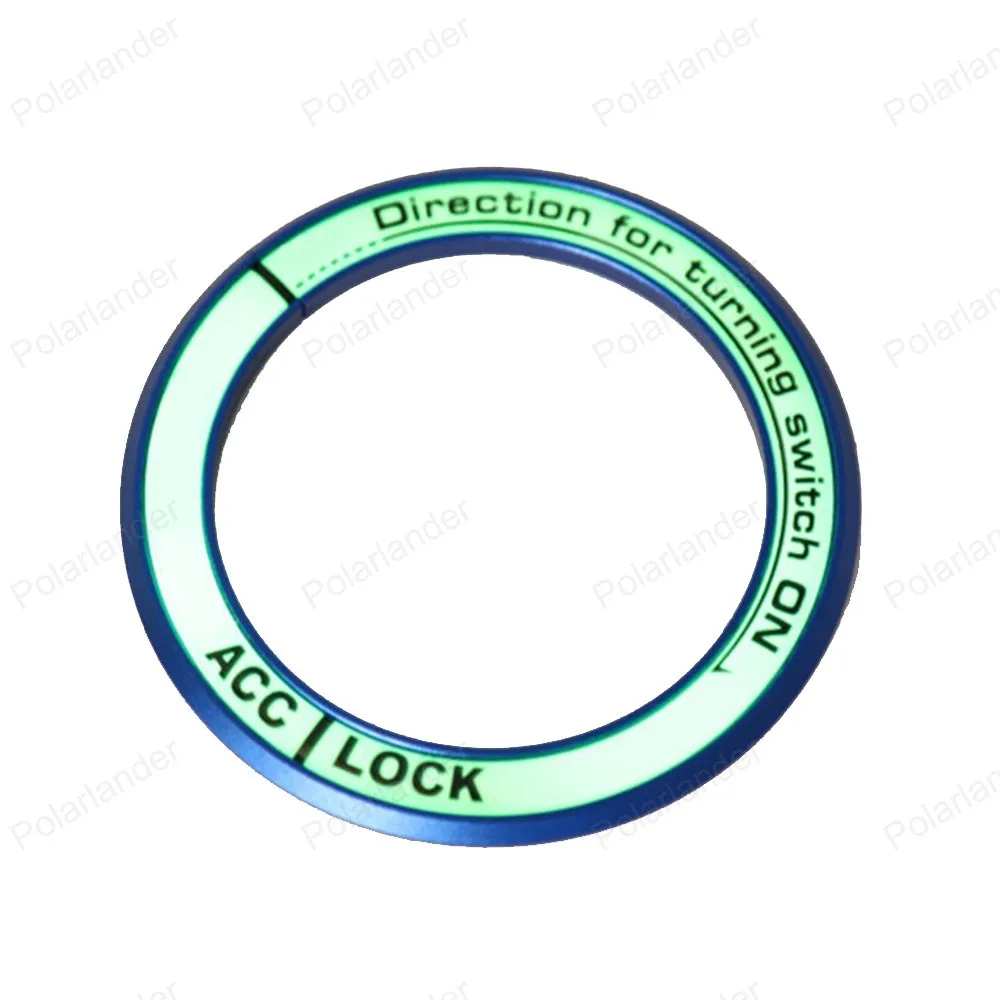 

Decoration Key Ring Sticker for Ford/fiesta second generation Luminous Night Glow Car Ignition Switch cover