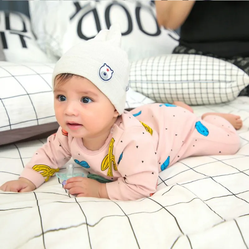 CROAL CHERIE Baby Clothing 2018 New Newborn jumpsuits Baby Boy Girl Romper Clothes Long Sleeve Infant Product Pink Sky Blue  (9)