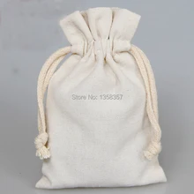 100 шт/партия джутовых/льняных подарочных мешков на шнурке для косметики/нефрита/браслета упаковки, размер быть настроен, различные цвета