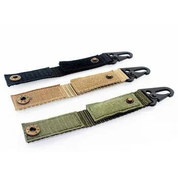 

Nylon EDC Outdoor elt Hook Carabiner Camping Tactical Webbing Buckle Backpack Key Hanging System Belt Buckle Hanging Survival
