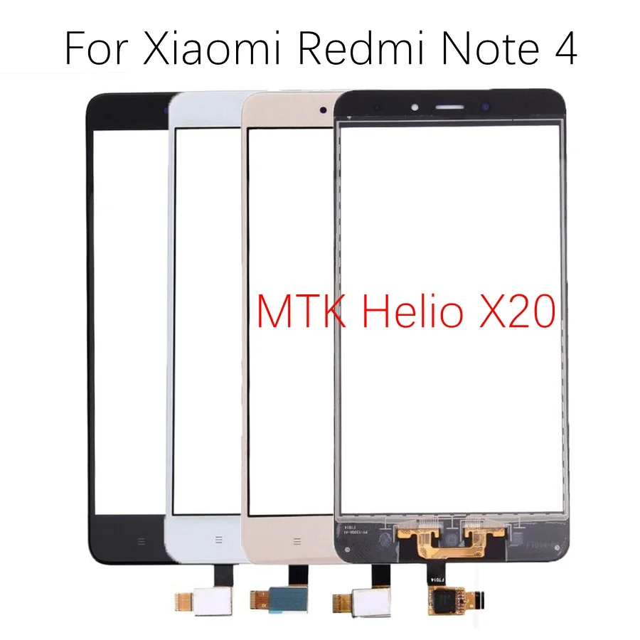 Для Xiaomi Redmi Note 4 сенсорный экран дигитайзер Передняя стеклянная панель Note4 Pro 4X сенсорный экран для Xiaomi Redmi Note 4 сенсорный экран