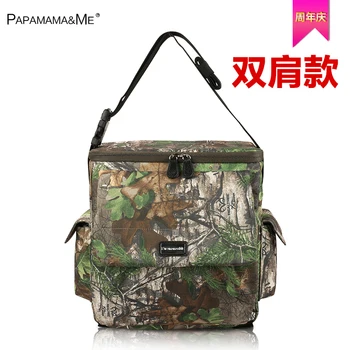 

papamamameBaby children's dining chair Mummy bag portable folding storage baby out door eat shoulders bag shoulder bag lunch