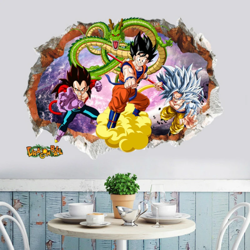 Высокое качество 50*70 см дракон Shenron мультфильм наклейка с персонажами большой