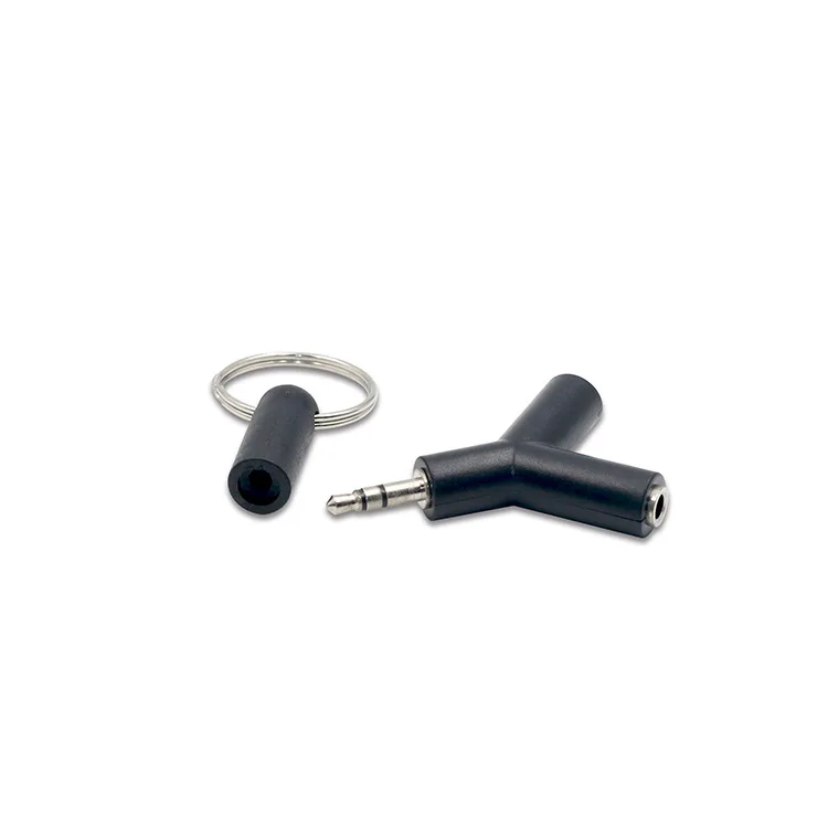 Разветвитель для наушников Mini Y образный 3,5 мм разъем двойной разъем Аудио гарнитура сетевой адаптер разъём разветвитель брелок аксессуары для наушников