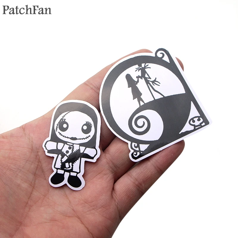 Patchfan 12 шт. Кошмар перед Рождеством детская игрушка наклейка для телефона DIY багаж ноутбук мотоцикл водонепроницаемый стикер s A1538