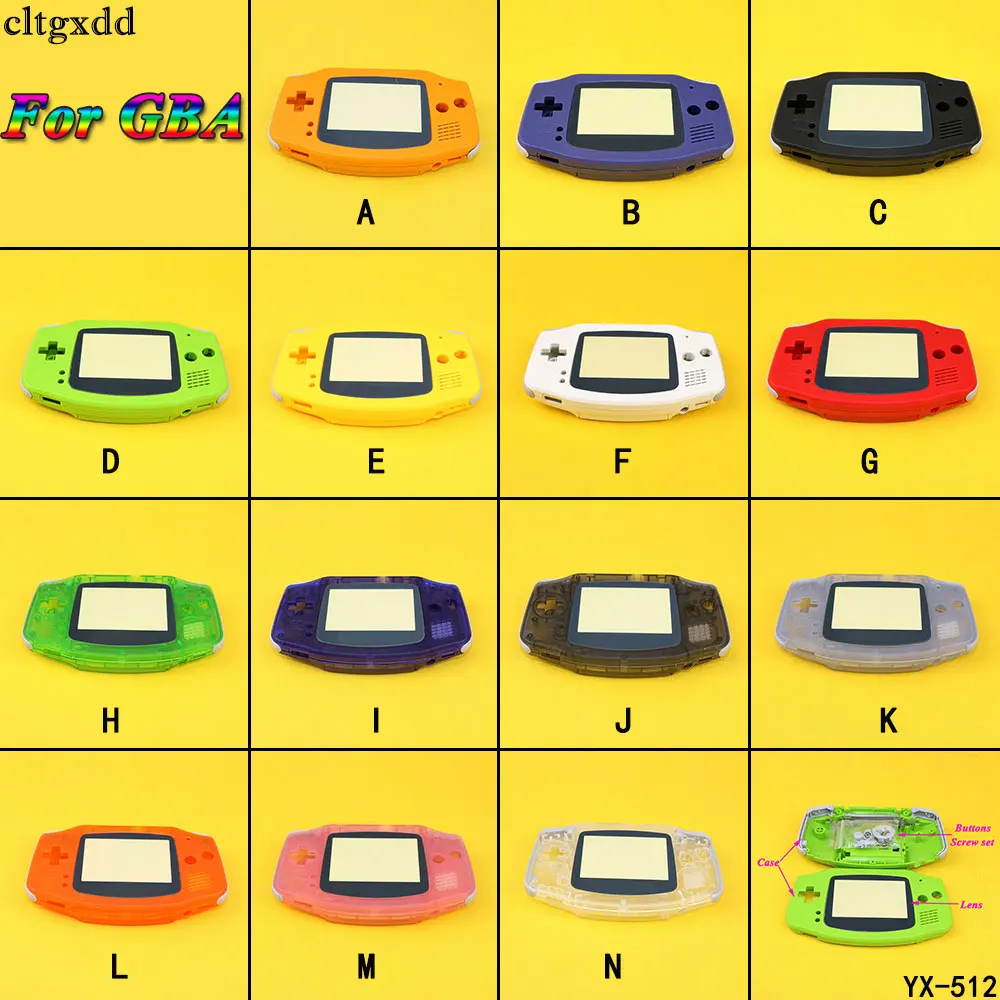 cltgxdd Housing Shell Pack for Gameboy Advance Case Cover Repair Part For GBA with Button