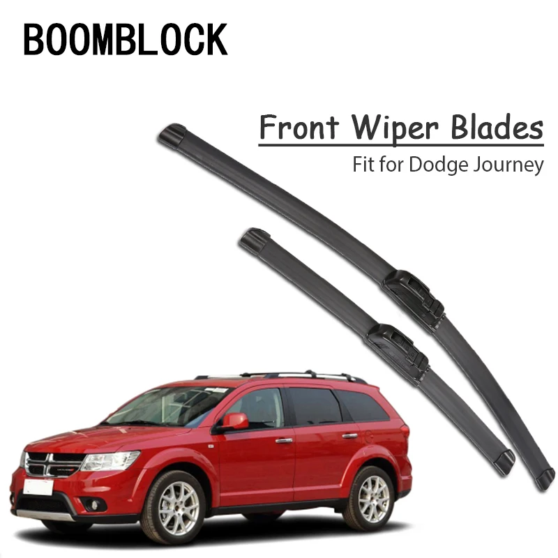 BOOMBLOCK 2PCS High Quality Front Windshield Wiper Blades For 2008 2015