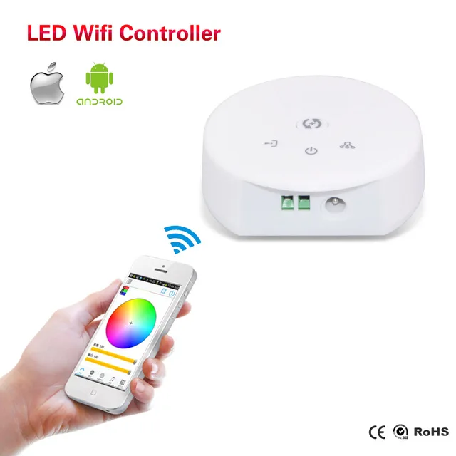 UFO WI-FI светодиодный контроллер DC12-24V RGB/RGBW Функция синхронизации 16 миллионов