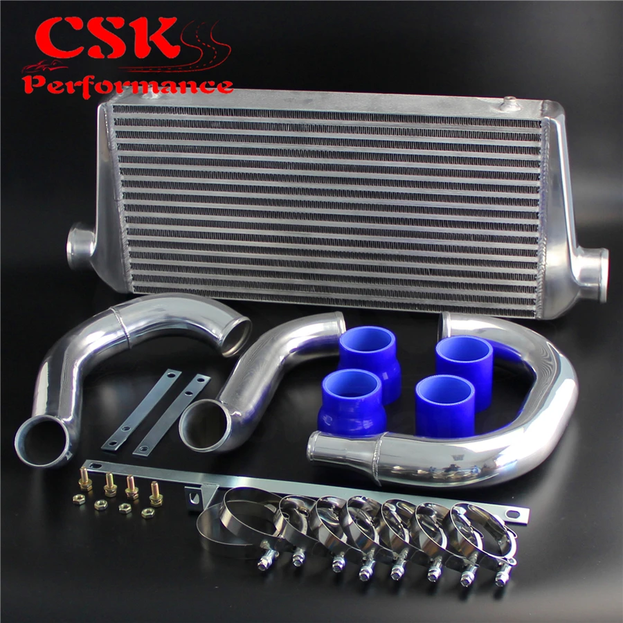

FMIC Intercooler + Pipe Piping Kit For Mitsubishi Lancer EVO 4 5 6 96-00 Black / Blue / Red
