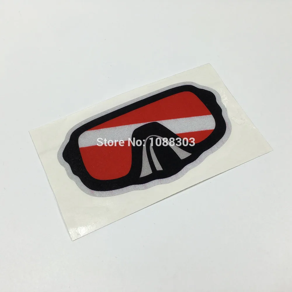

3M Good Quality Car Motorcycle Sticker Decals Sports Dive Mask Diving Stickers for Auto Tail Car Window Fish Tank