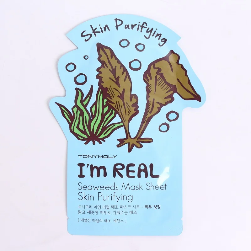I m REAL Tony Moly Face Mask Moisturizing Oil Control Anti-Aging Shrink Pores Korean Sheet Facial Mask Cosmetics I m REAL Tony Moly Face Mask Moisturizing Oil Control Anti-Aging Shrink Pores Korean Sheet Facial Mask Cosmetics