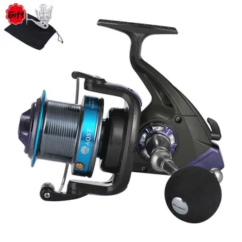 

Long Throw Big Cup Fishing Reel 12+1BB Lightweight Right Left Hand Oxidized Aluminum Alloy Wire Cup Metal Spinning Fishing Wheel
