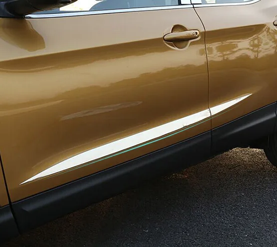 Аксессуары подходят для 2014 2015 2016 NISSAN QASHQAI j11 хромированная дверь боковая линия