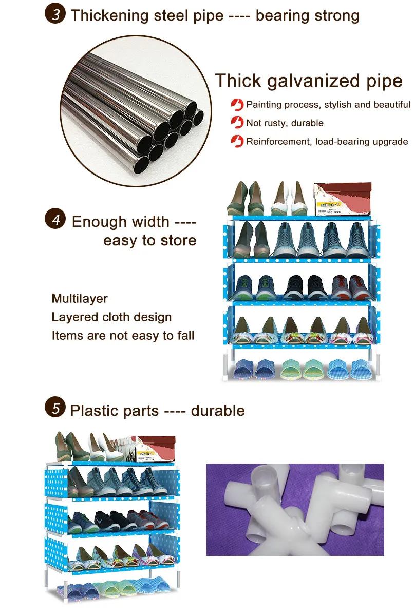 Обувная стойка нетканые материалы легко установить многослойный обувной шкаф Органайзер для хранения на полке подставка держатель