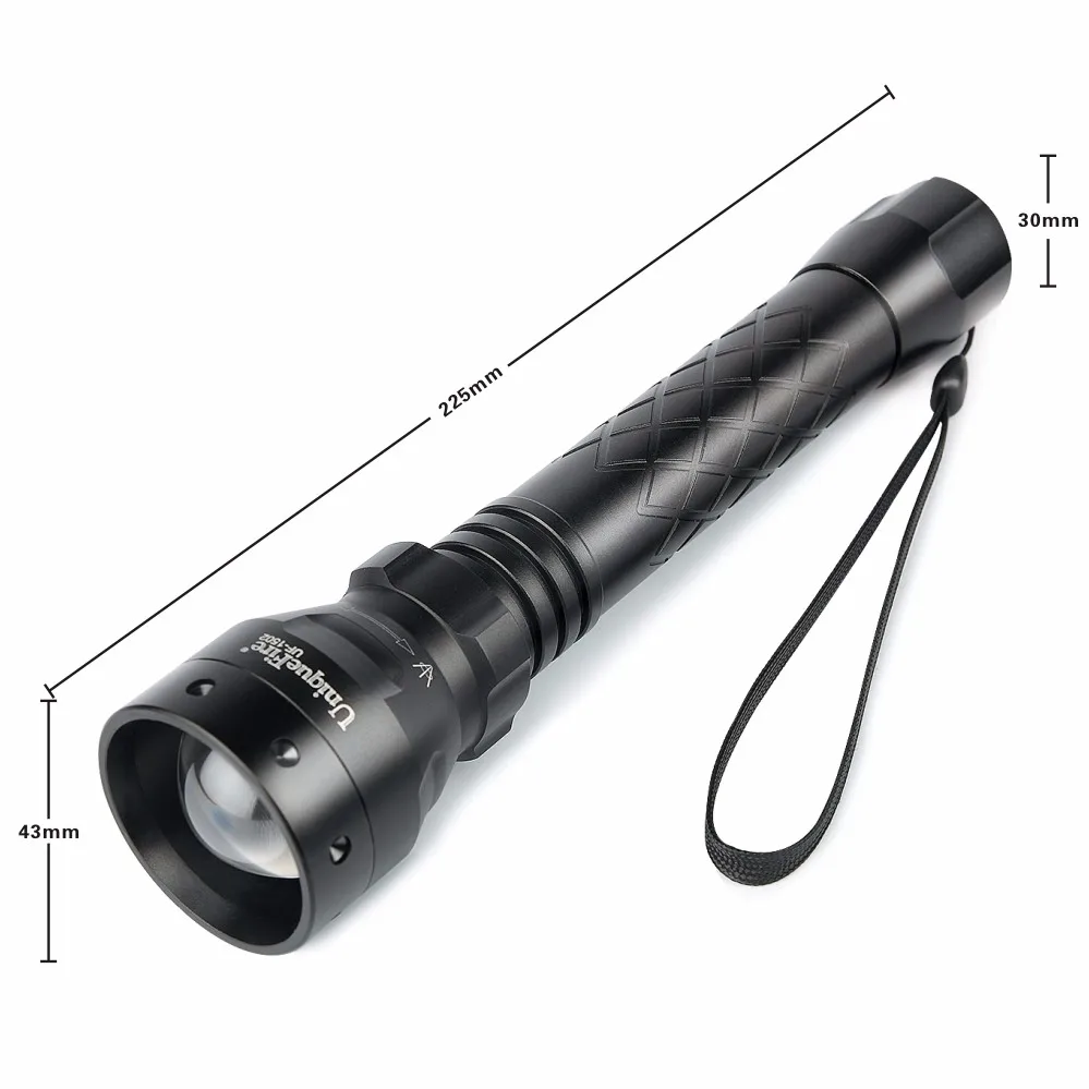 UniqueFire 1502 IR 850 NM Портативный светодиодный фонарик для охоты (приборы ночного видения) фонари + прицела 3 режима