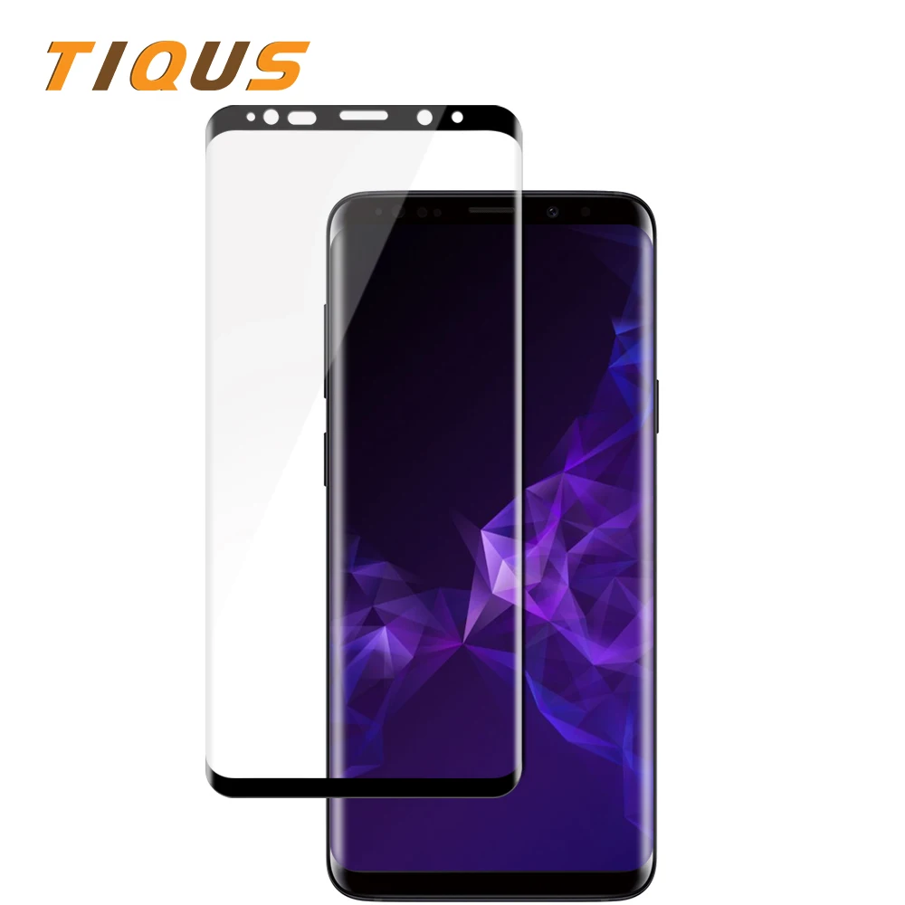 TIQUS защитный чехол для samsung Galaxy S8 S9 Plus Note 8 HD пленка полное покрытие стекло закругленные края закаленное стекло