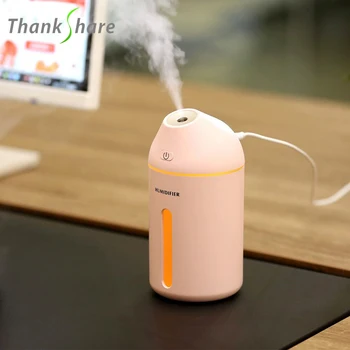 自動車での移動ホームオフィス、屋外寝室旅行ミニ Usb 空気加湿器ポータブル USB 320 ミリリットルミニクールミスト空気加湿器 2020 新