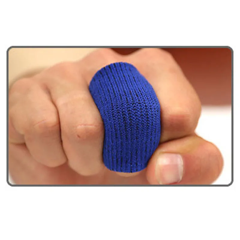 Новинка 10 шт. баскетбольные спортивные перчатки для пальцев трикотажные суставы для пальцев скольжения эластичные инструменты для пальцев колпачки для пальцев протектор BN99
