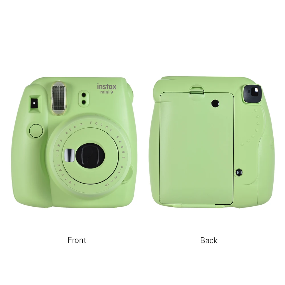 Fujifilm Instax Mini 9 пленочная камера фото мгновенная камера всплывающая линза автоматический замер мини-камера с 40 листов белая пленка края