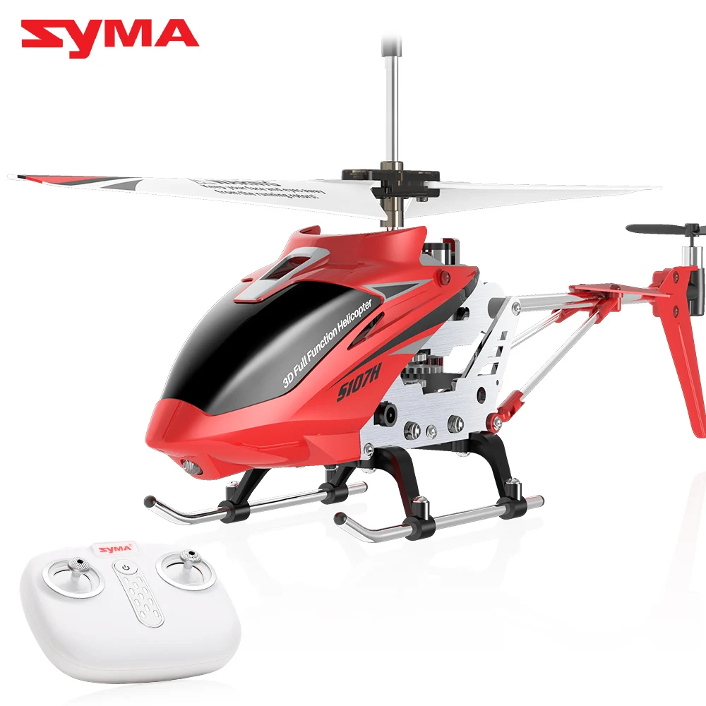 

New Arrival SYMA RC Helicopter S107H-E With Hover Function 3.5CH RC helicopters present flying toys For Boys Children