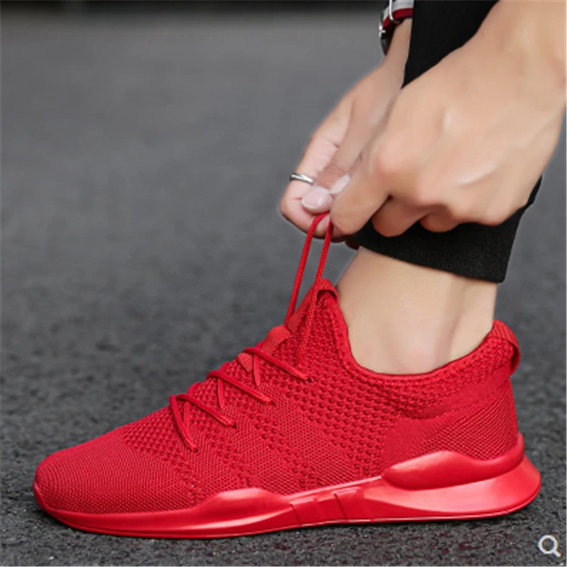 

Outdoor Jogging Lightweight Sports for Men Shoes 2018 Summer Running Shoes High Quality Athletic Breathable Mesh Sneakers Male