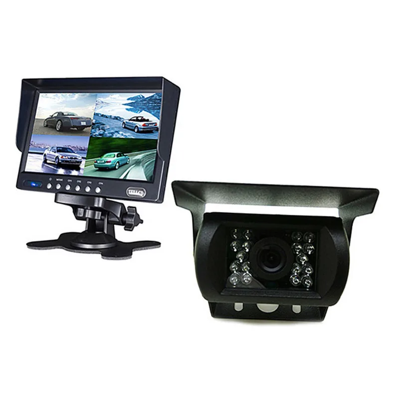 

Car monitor 12-24v infrared LED rear view camera spare reversing parking rear view cam night vision wide angle waterproof bus