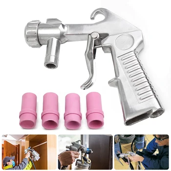 

Sandblaster Feed Blast G u n Air Siphon Sand Blasting Abrasive Tool Ceramic Nozzles Tips Kit Power Tools Sprayer Freeshipping