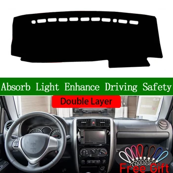 

Double Layer Car Stickers For SUZUKI JIMNY 2007 2008 2009 2010-2015 Car Styling Covers Dashmat Dash Mat