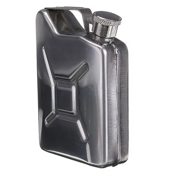 

AFBC Mini Stainless Steel 5oz Hip Flask Liquor Whiskey Alcohol Fuel Gas Gasoline Can