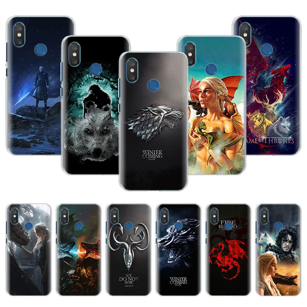 game of throne Phone Case coque for Xiaomi Mi 9 8 A1 A2 Lite Redmi 5 5A 6 6A 6Pro Note 5 6 7 Pro Hard back case