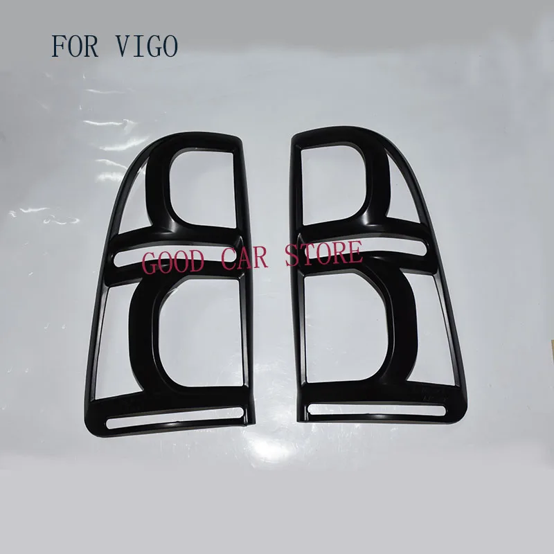 Подходит для Аксессуары для Hilux Vigo ABS черный Высокое качество задняя крышка лампы задние фонари для Hilux Vigo 2011 2012 2013 - Цвет: FOR hilux vigo