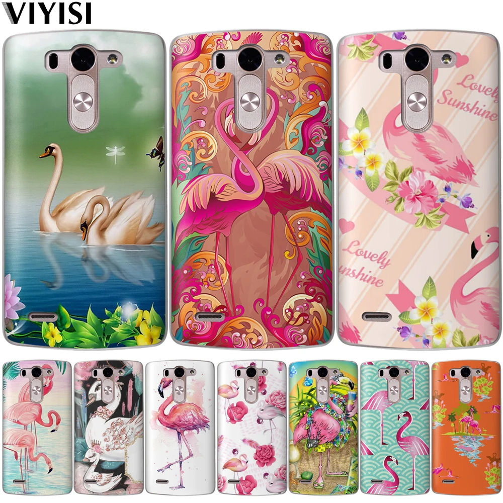

Flamingo Phone Case For LG G4 G5 G6 X Power 2 X Screen Q6 Q8 K4 K7 K8 K10 2017 Cute Flamingo Cases Cover Etui Coque Shell