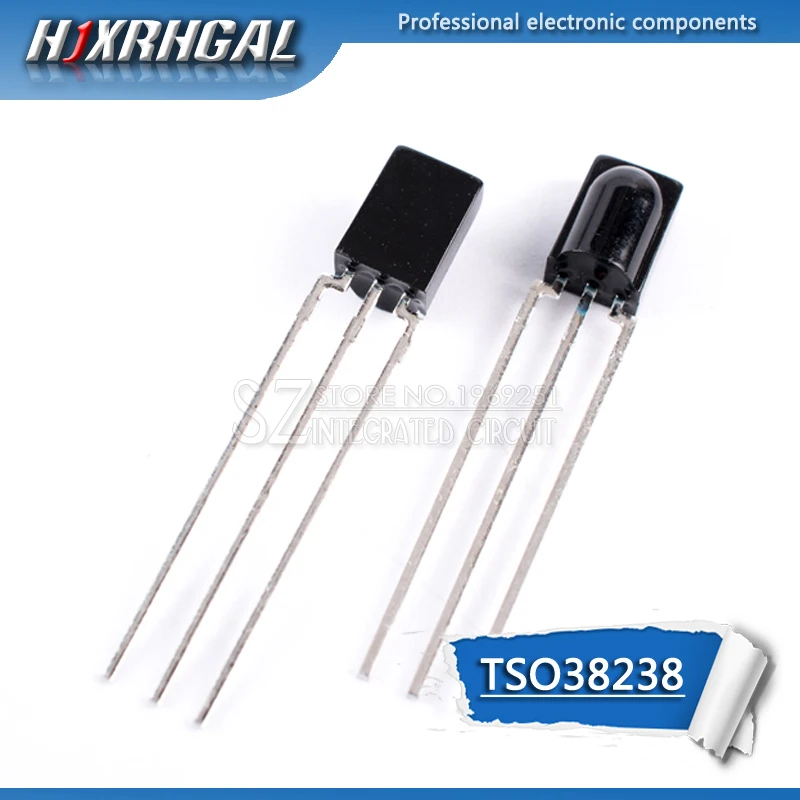 

5pcs TSOP38238 38238 Center frequency 38KHz infrared remote receiver