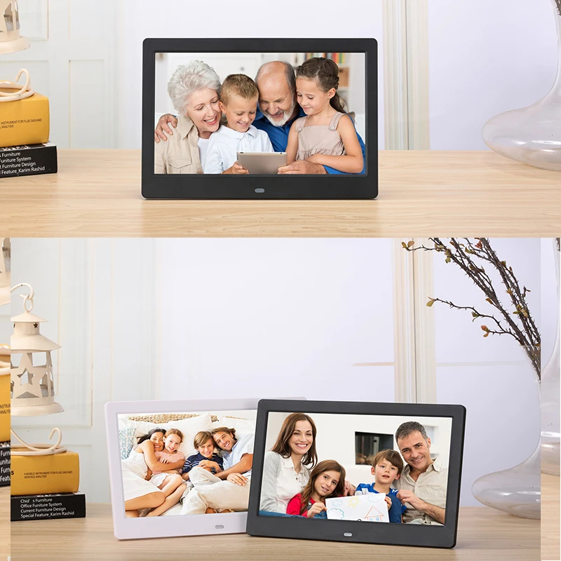 Фоторамка цифровая с IPS экраном 10 дюймов 1280*800 часы календарь видеоплеер