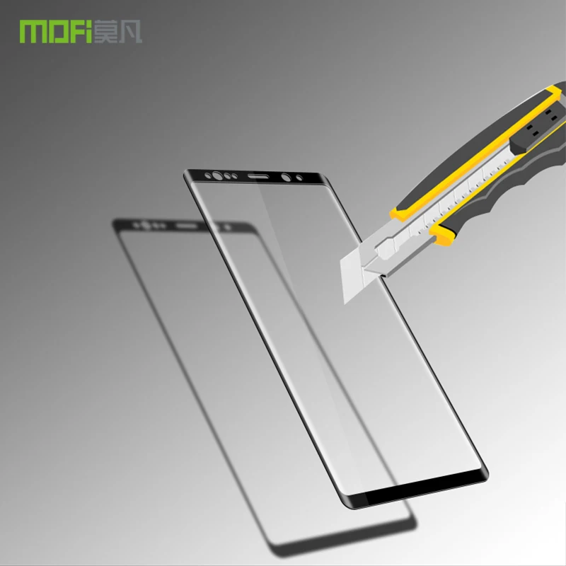 Закаленное стекло MOFI 3D для Samsung Galaxy Note 9 защита экрана с полным покрытием защитная