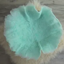 Шерстяной реквизит для фотосъемки, корзина наполнитель подстилка-подушка для ребенка реквизиты для фотографирования