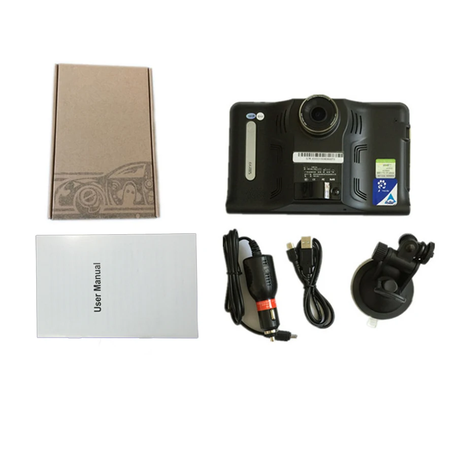 Udricare новый 7 дюймов gps Android DVR AVIN Антирадары 16 ГБ Wi Fi Интернет Таблетка Полный HD1080P