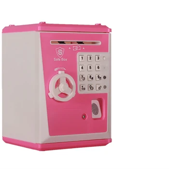 

Password Fingerprint Piggy Bank Birthday Gift Girl Deposit Box Children's Money Saving Bank Spaarpot Money Saving Box LZL086