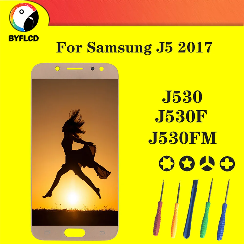 

Original AMOLED Lcd For Samsung Galaxy j5 2017 Display j530 j530FM Display For Samsung j530f Lcd Touch Digitize Assembly replace