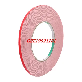 

5mm x 1mm White Dual Sided Self Adhesive Sponge Foam Tape for Car 10M Long
