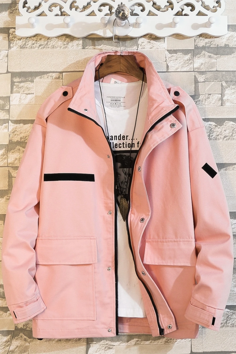 Autumn 2019 Jacket Men Loose Streetwear Cotton Jacket Hip Hop Bomber Jacket Homme Male Coats & Jackets Chaqueta Hombre 5XL