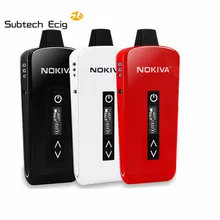 Electronic cigarette Nokiva Dry Herb Vaporizer ceramic heating Temperature Control 2200mAh with OLED screen e cig kit