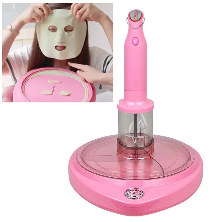 2016 Mask maker Home Spa Treatment Fruit Mask Machine Maker for Whiten Moisturizing Wrinkle blackhead Acne Spot Pink color