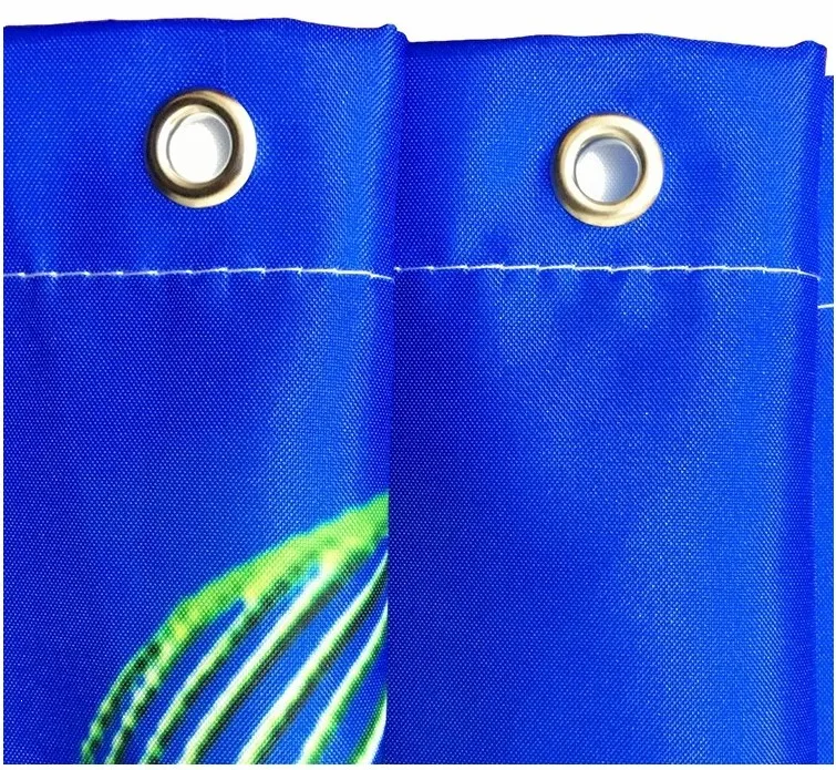 1800x1800mm Customized blue ocean bathroom shower curtain waterproof thickening mold seagull curtain partition curtain curtain-3