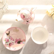 Чайный набор, керамический портативный чайник и чашка кунг-фу, керамические офисные личные чайные наборы