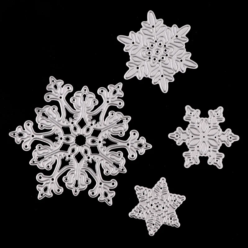 

DIY Merry Christmas 1 Set of snowflake Frames Metal Cutting Ornaments Stencils Scrapbooking Paper Cards Decorative Crafts New
